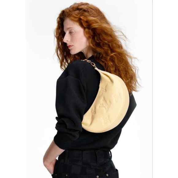 Louis Vuitton Over The Moon Loop Bubblegram Yellow Chain Crossbody Shoulder Bag - Picture 6 of 12